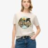 Luźny T-shirt Travel Souvenir