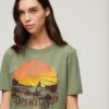 Luźny T-shirt Travel Souvenir