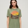 Luźny T-shirt Travel Souvenir
