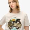 Luźny T-shirt Travel Souvenir