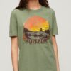 Luźny T-shirt Travel Souvenir