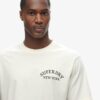 Luźny T-shirt z grafiką tatuażu na plecach Luźny T-shirt z grafiką tatuażu na plecach