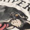 Luźny T-shirt z grafiką tatuażu na plecach Luźny T-shirt z grafiką tatuażu na plecach