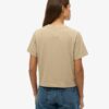 Luźny T-shirt z haftowanym logo Core
