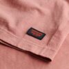 Luźny T-shirt z haftowanym logo Core