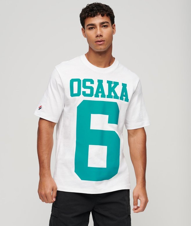 Luźny T-shirt z logo Osaka Luźny T-shirt z logo Osaka