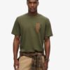 Luźny T-shirt z logo Utility Sport
