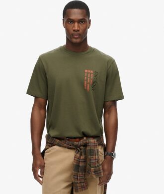 Luźny T-shirt z logo Utility Sport