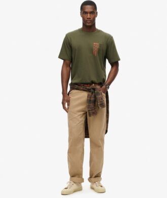 Luźny T-shirt z logo Utility Sport