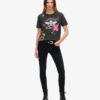 Luźny T-shirt z motywem plakatu Lo-Fi Punk Luźny T-shirt z motywem plakatu Lo-Fi Punk