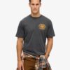 Luźny T-shirt z nadrukiem Biker Rock Luźny T-shirt z nadrukiem Biker Rock