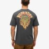 Luźny T-shirt z nadrukiem Biker Rock Luźny T-shirt z nadrukiem Biker Rock