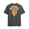 Luźny T-shirt z nadrukiem Biker Rock Luźny T-shirt z nadrukiem Biker Rock
