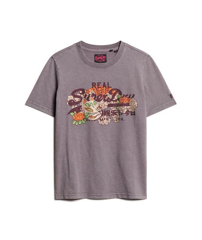 Luźny T-shirt z nadrukiem logo Tokyo Vintage Luźny T-shirt z nadrukiem logo Tokyo Vintage