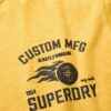 Luźny T-shirt z nadrukiem motocyklowym