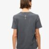 Luźny T-shirt z nadrukiem Tattoo Script
