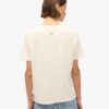 Luźny T-shirt z nadrukiem Tattoo Script