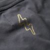 Luźny T-shirt z nadrukiem Tattoo Script
