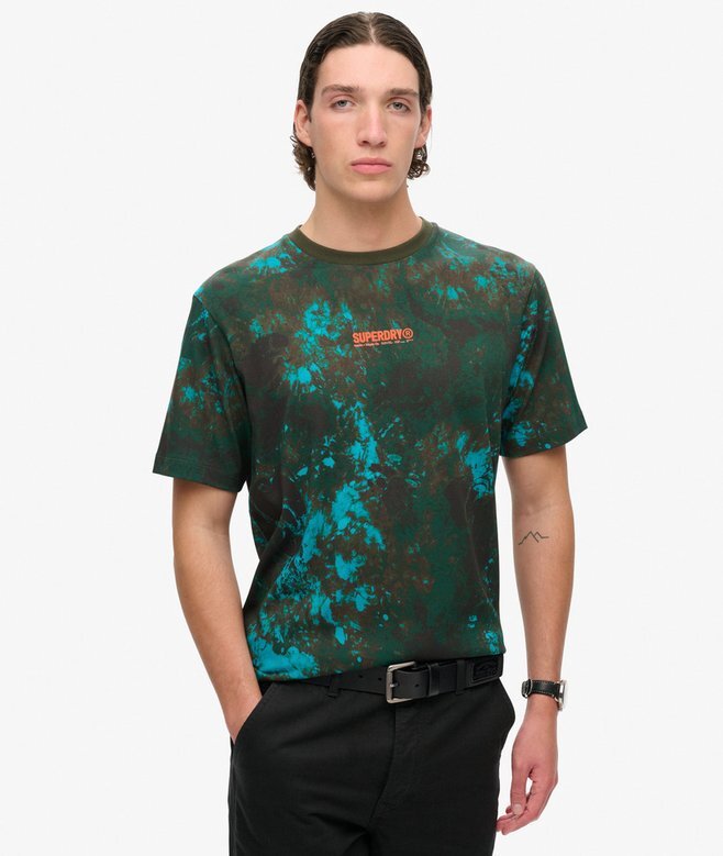 Luźny T-shirt z nadrukiem Utility Camo Luźny T-shirt z nadrukiem Utility Camo