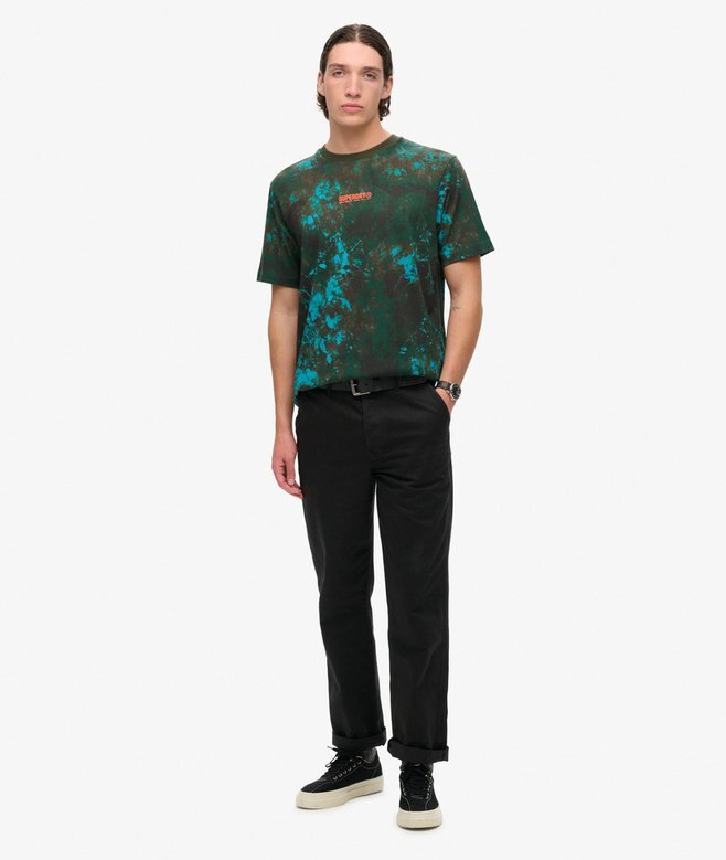 Luźny T-shirt z nadrukiem Utility Camo Luźny T-shirt z nadrukiem Utility Camo