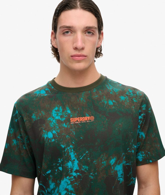 Luźny T-shirt z nadrukiem Utility Camo Luźny T-shirt z nadrukiem Utility Camo