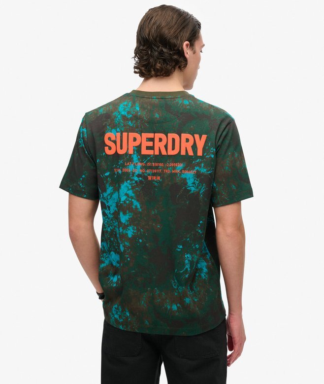 Luźny T-shirt z nadrukiem Utility Camo Luźny T-shirt z nadrukiem Utility Camo