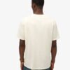 Luźny T-shirt z neonowym nadrukiem podróżniczym