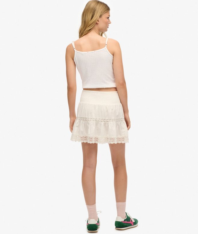 Mini spódniczka z mieszanki koronki Ibiza Mini spódniczka z mieszanki koronki Ibiza