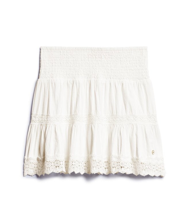 Mini spódniczka z mieszanki koronki Ibiza Mini spódniczka z mieszanki koronki Ibiza