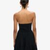 Mini sukienka bandeau z koronką w stylu lat 50.