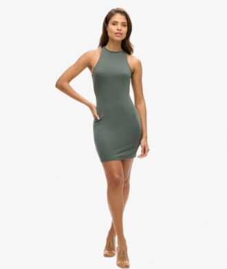Mini sukienka bodycon z krzyżującymi się ramiączkami