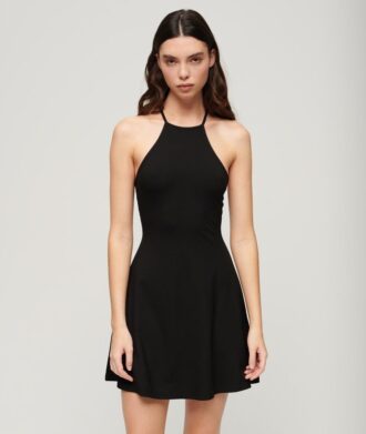 Mini sukienka z dzianiny o kroju Fit-And-Flare