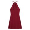 Mini sukienka z dzianiny o kroju Fit-And-Flare