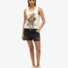 Neo Trad Tattoo Top bez rękawów z okrągłym dekoltem Neo Trad Tattoo Top bez rękawów z okrągłym dekoltem