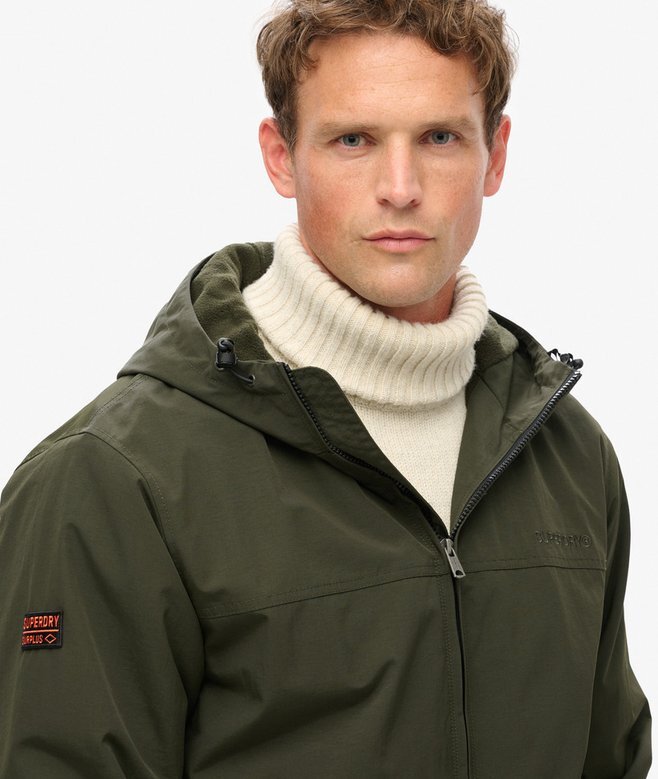 Nylonowa kurtka bomberka Hooded z nadwyżek Nylonowa kurtka bomberka Hooded z nadwyżek