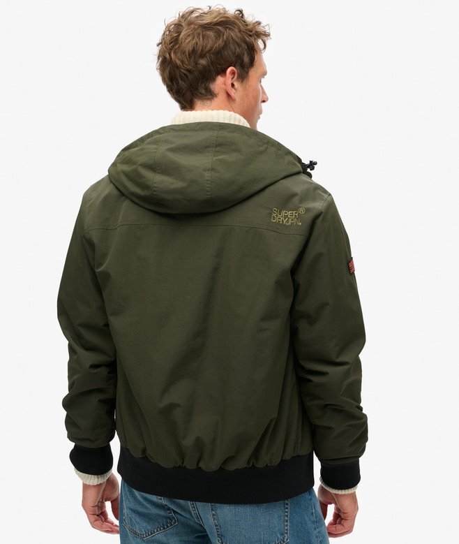 Nylonowa kurtka bomberka Hooded z nadwyżek Nylonowa kurtka bomberka Hooded z nadwyżek