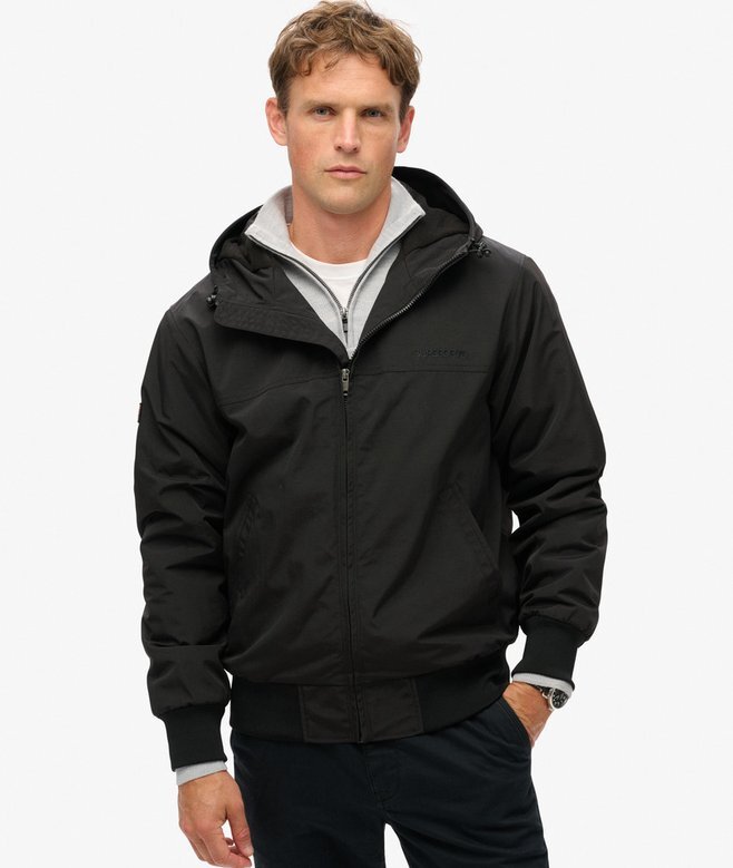 Nylonowa kurtka bomberka Hooded z nadwyżek Nylonowa kurtka bomberka Hooded z nadwyżek