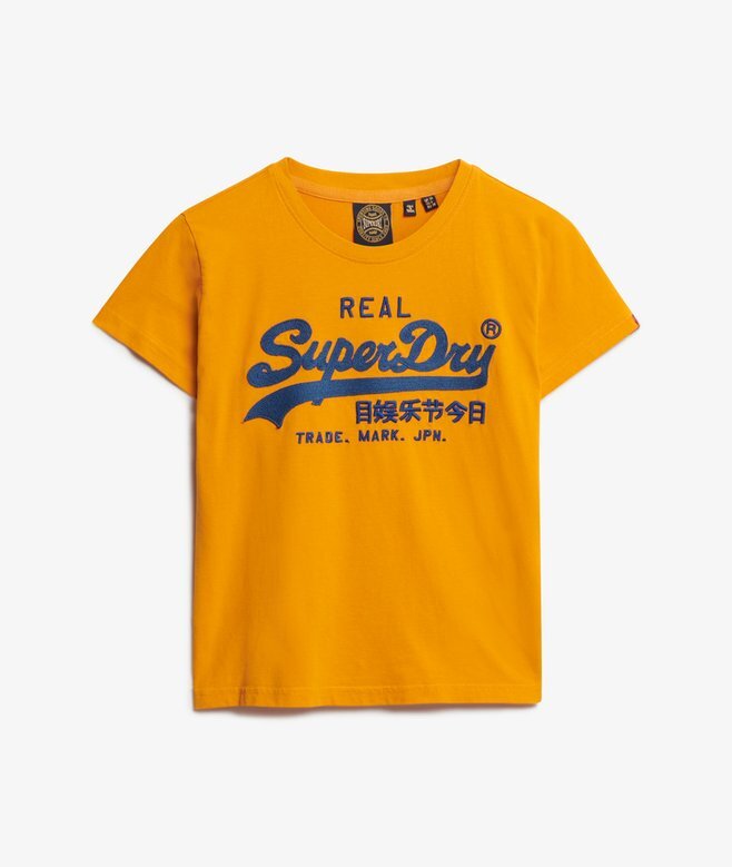 Obcisła koszulka z haftowanym logo w stylu Vintage Obcisła koszulka z haftowanym logo w stylu Vintage