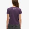 Obcisły T-shirt z małym tatuażem z kryształkami