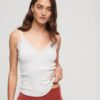 Organic Cotton Essential Rib Lace Cami Top Organic Cotton Essential Rib Lace Cami Top