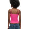 Organic Cotton Essential Rib Lace Cami Top Organic Cotton Essential Rib Lace Cami Top