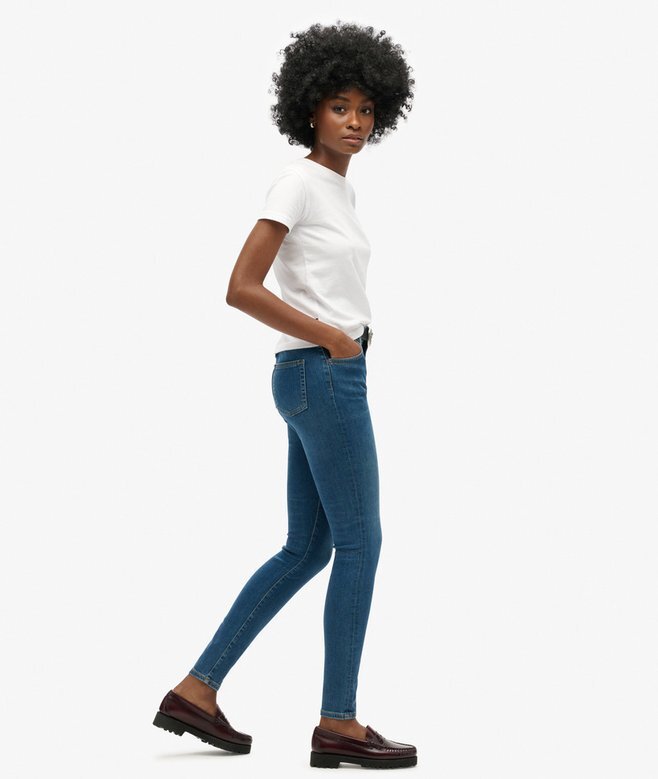 Organic Cotton High Rise Skinny Jeans Organic Cotton High Rise Skinny Jeans