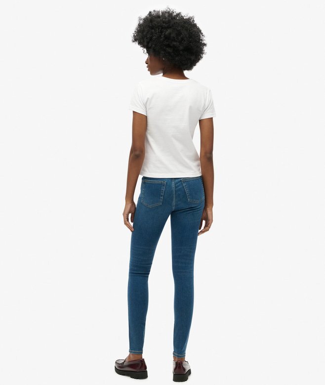 Organic Cotton High Rise Skinny Jeans Organic Cotton High Rise Skinny Jeans