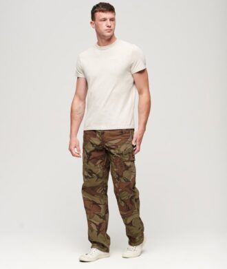 Organic Cotton spodnie cargo o luźnym kroju