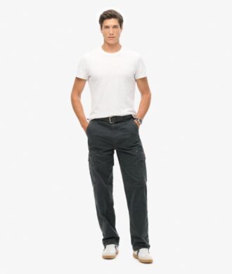Organic Cotton spodnie cargo o luźnym kroju