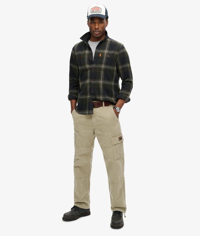 Organic Cotton spodnie cargo o luźnym kroju Organic Cotton spodnie cargo o luźnym kroju