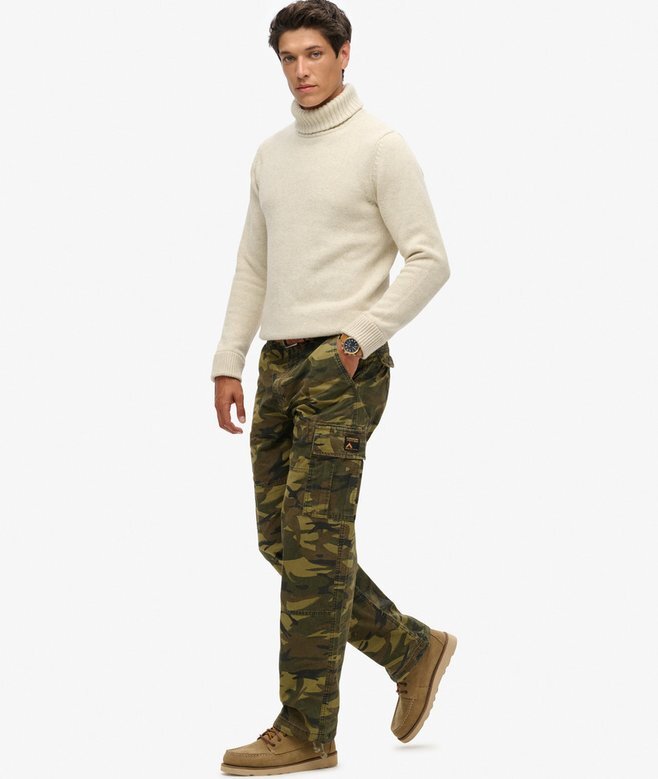 Organic Cotton spodnie cargo o luźnym kroju Organic Cotton spodnie cargo o luźnym kroju