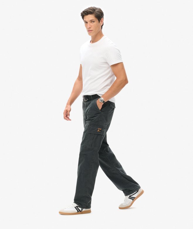 Organic Cotton spodnie cargo o luźnym kroju Organic Cotton spodnie cargo o luźnym kroju