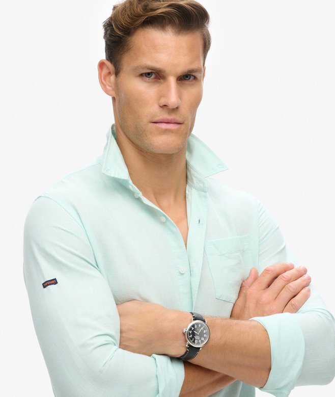 Organic Cotton Studios Linen Button Down Koszula Organic Cotton Studios Linen Button Down Koszula