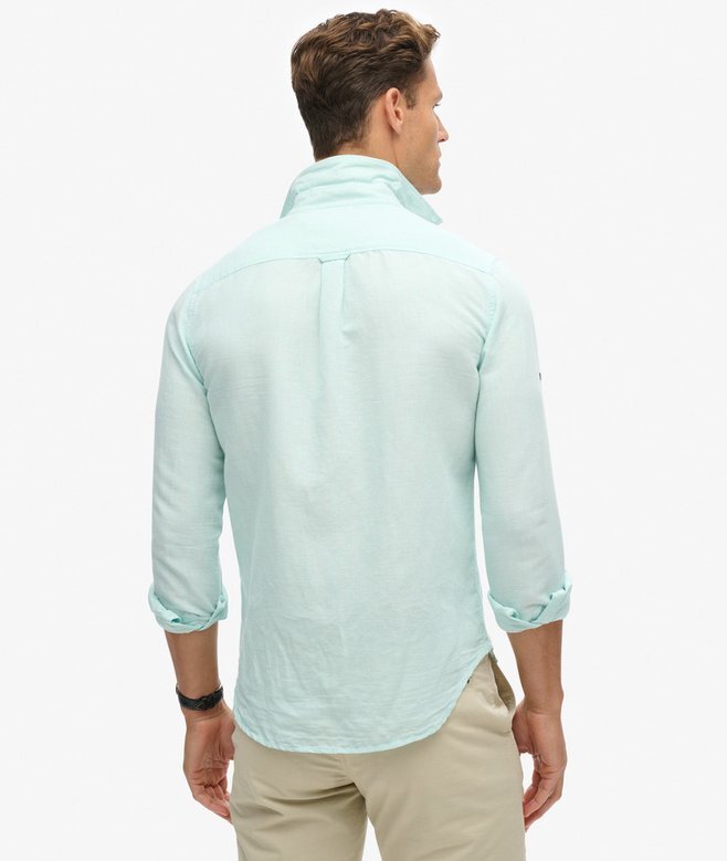 Organic Cotton Studios Linen Button Down Koszula Organic Cotton Studios Linen Button Down Koszula